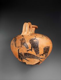 Egyptian Art - Jug Decorated with Dolphins and Birds
ca. 1750–1550 B.C.